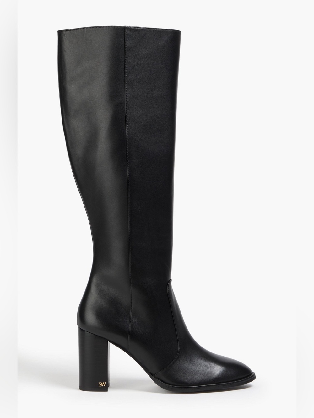 STUART WEITZMAN Ryland 80mm leather knee boots in Black